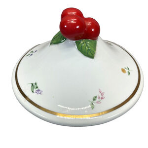 1989 Franklin Mint Le Cordon Bleu Canister "Coffee" Ceramic Lid Replacement Only